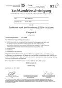 Sachkundebescheinigung
